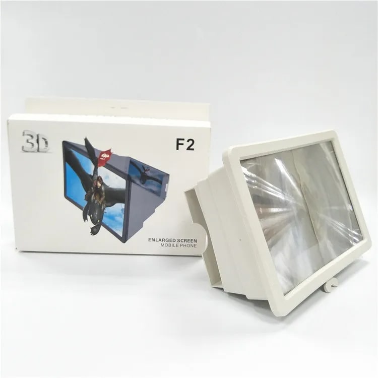 F2 3D Screen Magnifier for All Phones, HD Display, Random Color Trend Cycle