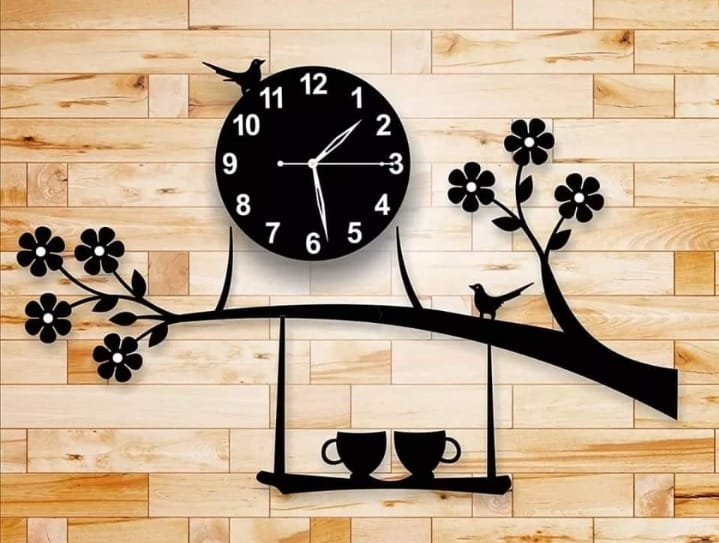 Sleek Wooden Wall Clock for Stylish Home Decoration Trend Cycle