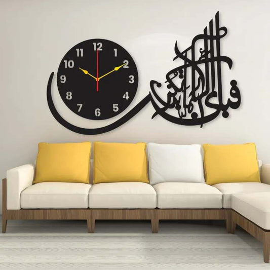 3D Decorative Wooden Wall Clock for Home and Office Décor Trend Cycle