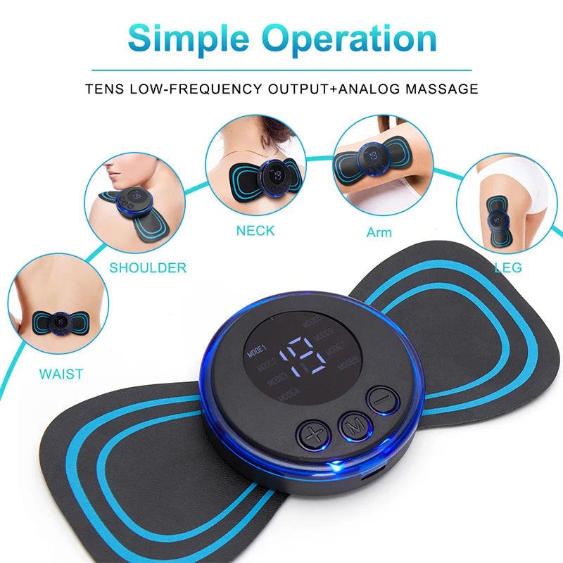 Rechargeable Electric Massager – Portable Neck Massager, Massage & Foot Massager