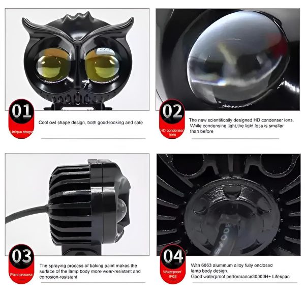 OWL

Shape

Fog

Flash

light

Spot

Cars

Bikes