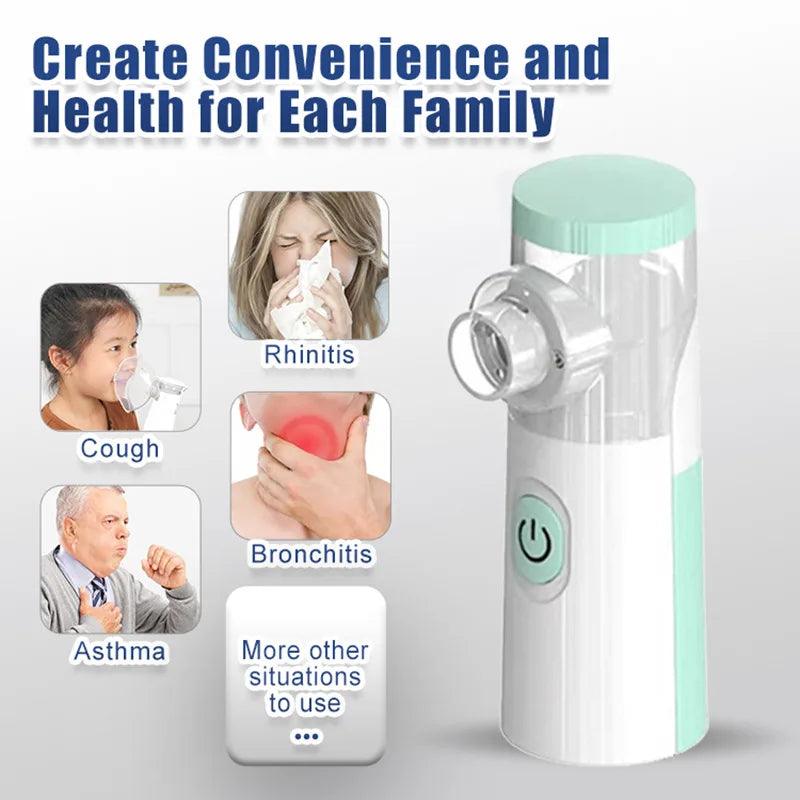 Portable nebulizer &  Handheld Asthma Inhaler & nebuliser machine