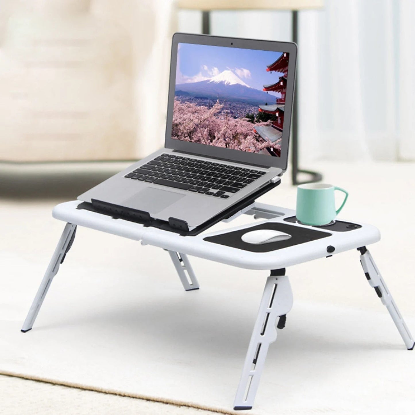 Folding

adjustable

laptop stand

laptop stand for bed

laptop stand for desk

portable laptop table

Fans

Cooling